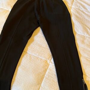Nordstrom leggings with side calf zip